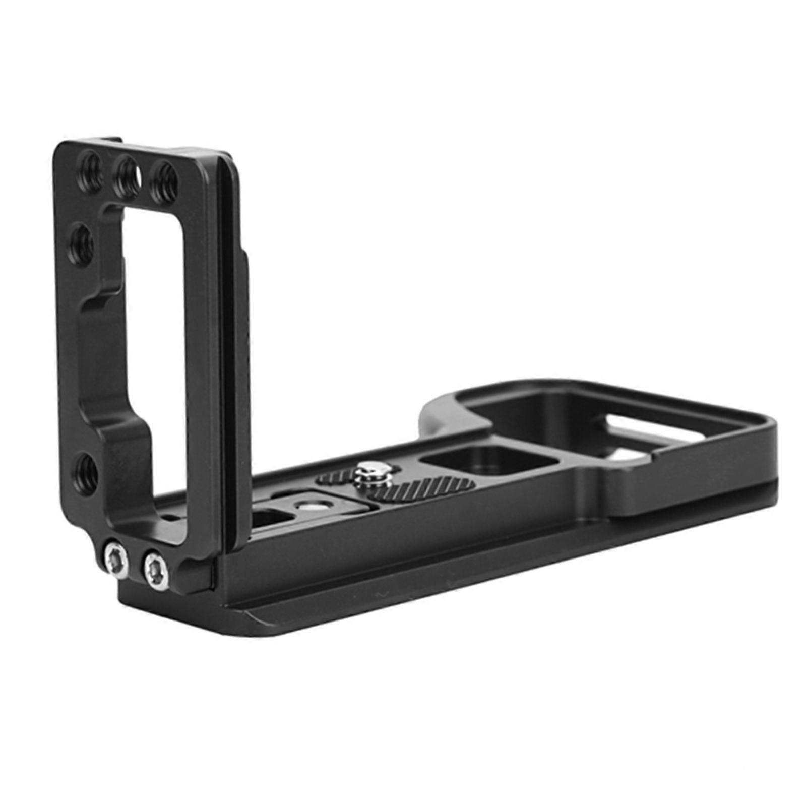 StretchableAluminiumAlloyLShapeQuickReleasePlateHandGripBracketCompatibleWithSonyA6600ILCE-6600Mirrorless