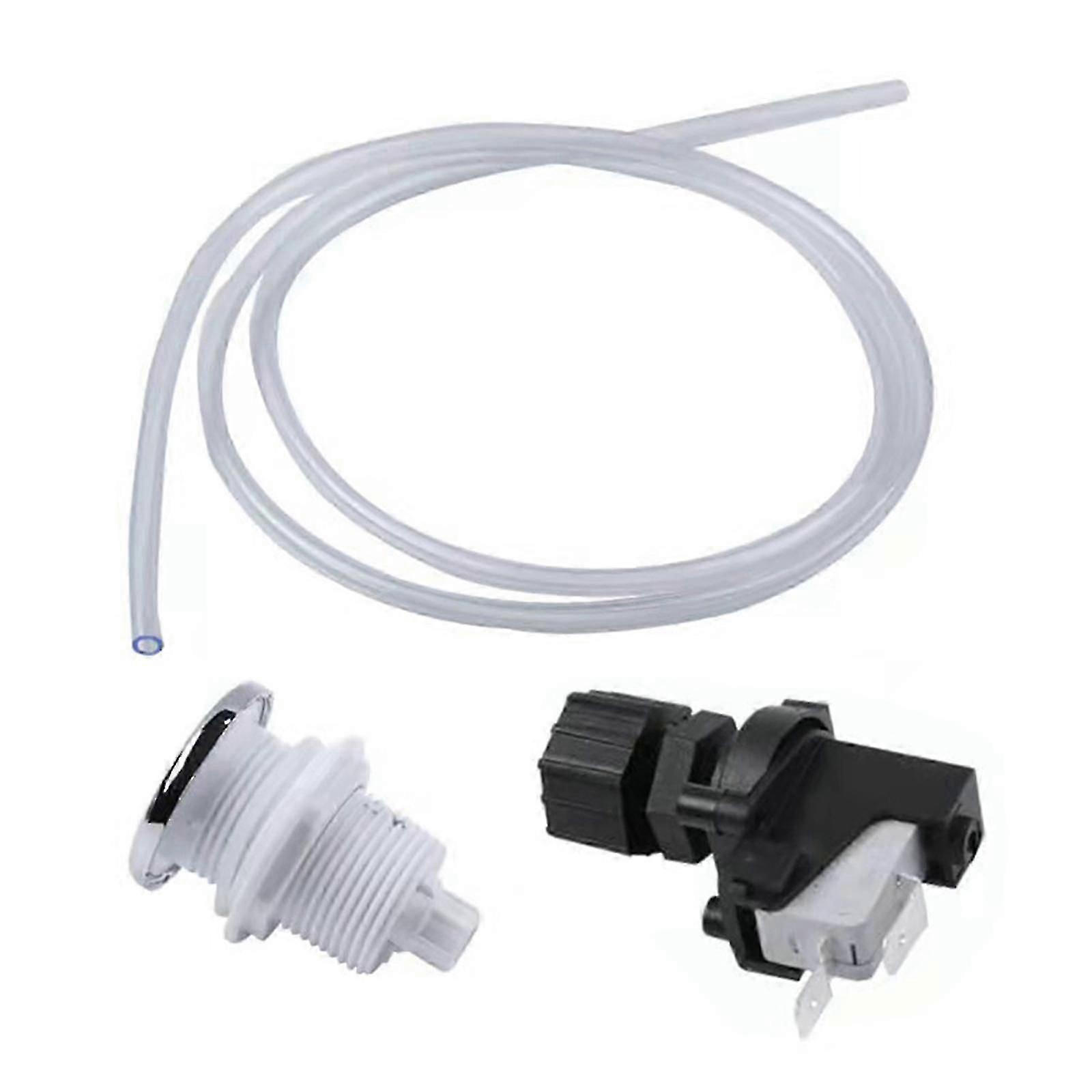 1 Set Pneumatic Switch for Garbage Disposal 16A On Off Push Button Switch