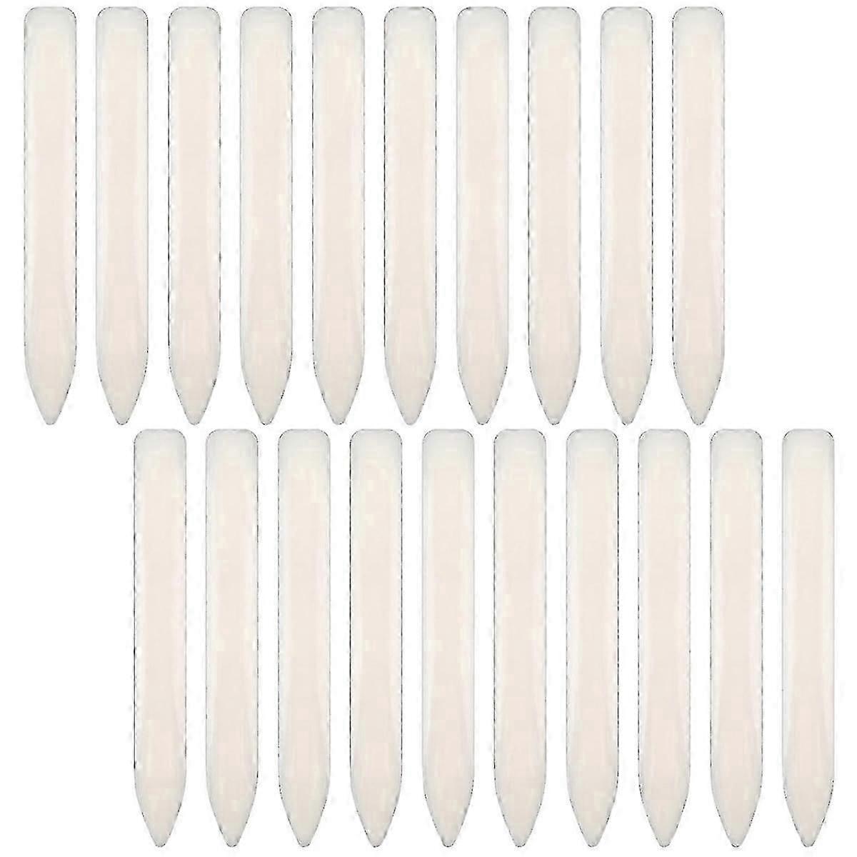20 Pack Bone Folder Tool, Plastic Bone Folder Crafts Scoring Folding Creasing Paper Crafting Scrapbo