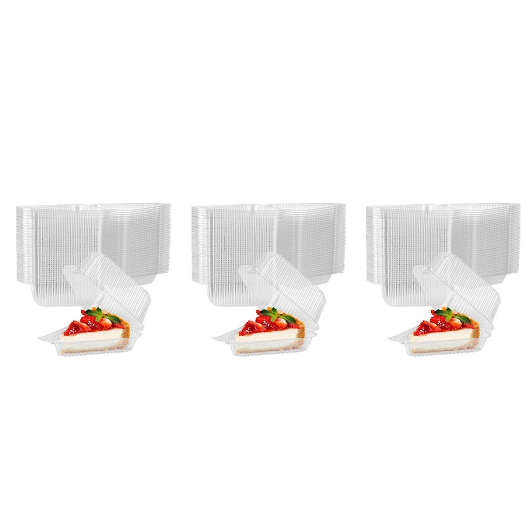 300Pcs Triangle Cheesecake Boxes Slice Cake Box Triangle Pie Holders Cake Boxes for Bakery Party Wedding