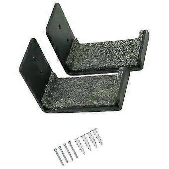 Wall Snowboard Holder Metal Snowboard Wall Mount Rack compatible Sports Equipment Storage In Garage 2Pcs