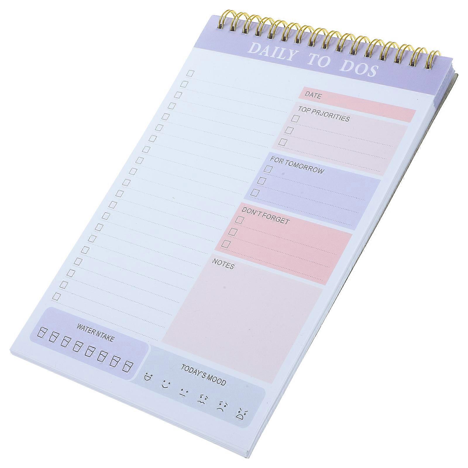 Daily Planner Notepad for Writing Use Tear Notepad A5 Portable