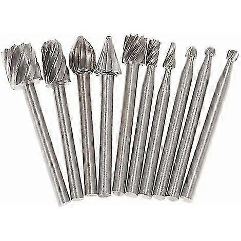 10pc 3mm HSS Engraving Bits