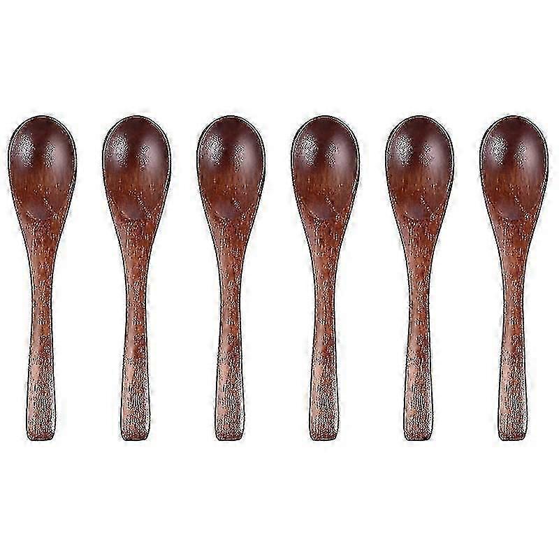 6pcs Kitchen Tableware, Wooden Honey Spoon