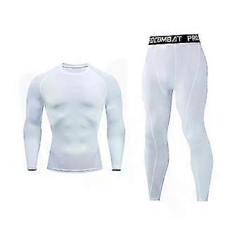 Men Gym Fitness Compression Sweatsuit Set