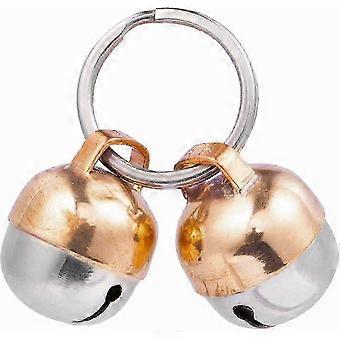 2 Extra Loud Cat &amp;amp; Dog Bells | Pet Tracker | Save Birds &amp;amp; Wildlife | Luxury Handmade Copper (Small) SZ