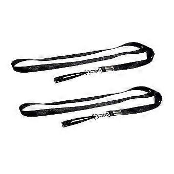 Dog Training Whistles, 210.5HZ Black Plastic Dog Whistle with Lanyard for Recall and Barking Control, 2 Pack