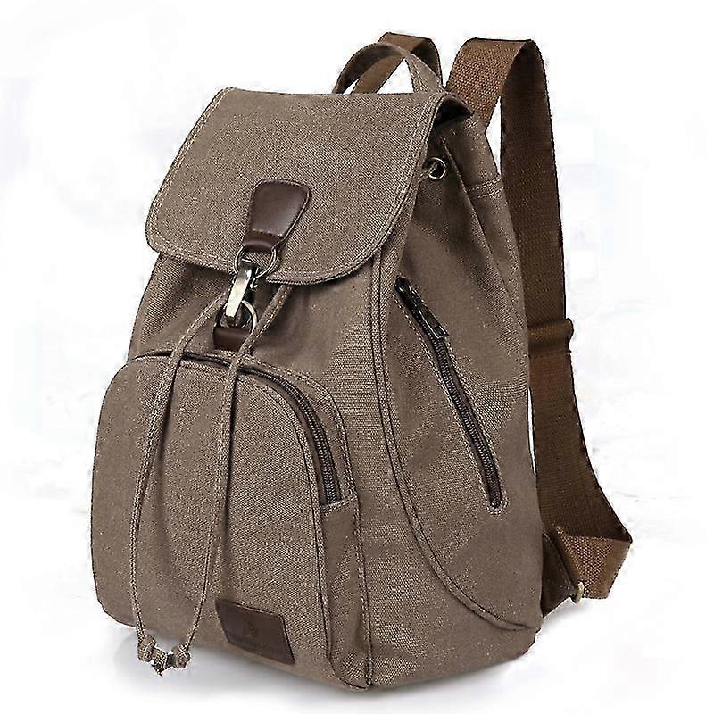 Retro Canvas Drawstring Backpack