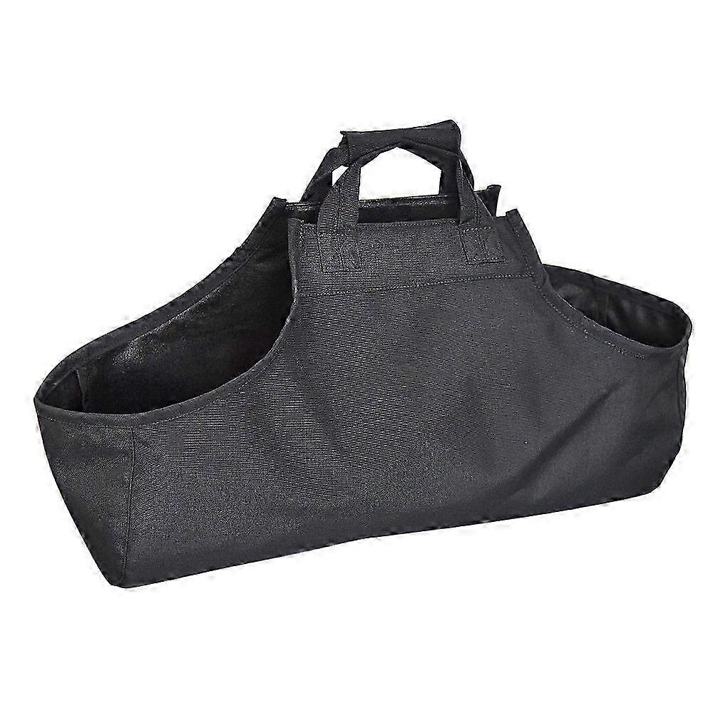 Ergonomic Waxed Canvas Log Bag