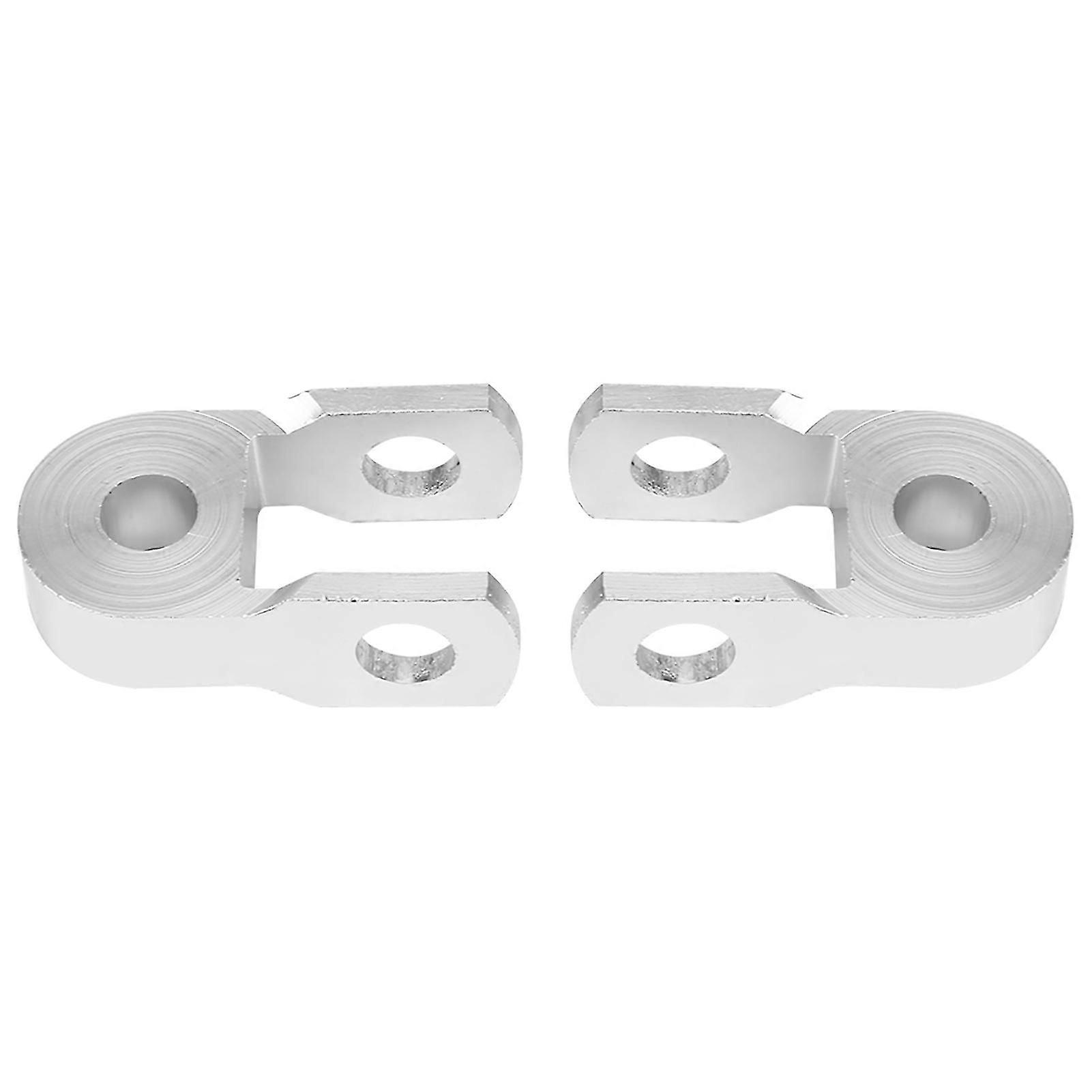 Shock absorber extension for motorcycle 2pcs silver universal riser