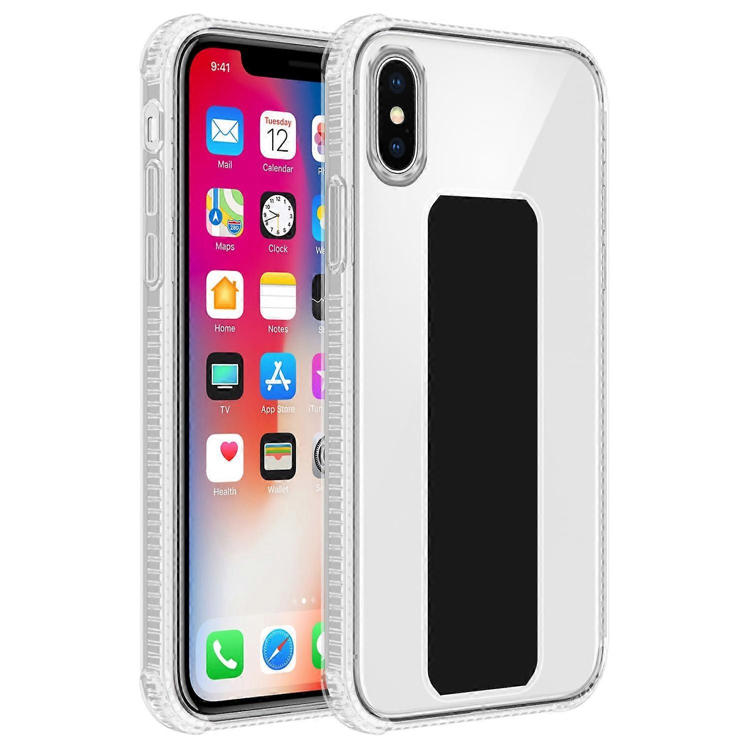 TPU case compatible with iPhone XS Max - with holder and stand function