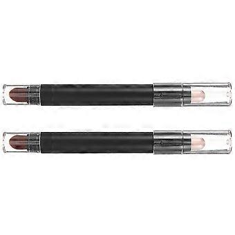 Eye Shadow Stick Dual End Eye Makeup Brush for Precise Application 2Pcs