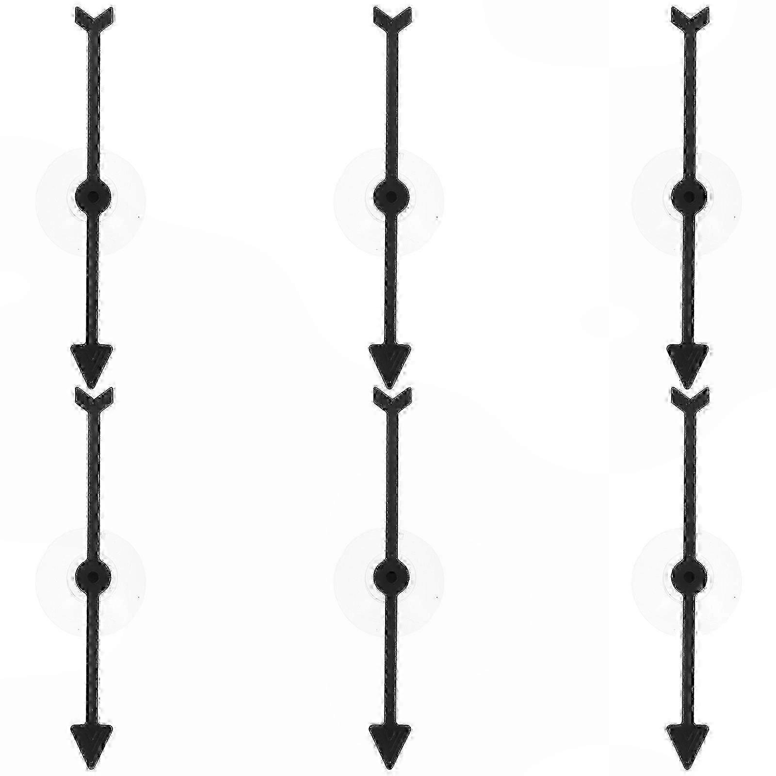 Party Game Rotating Suction Arrow Pointers, 6-Piece Set