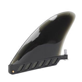 Paddle Board Fin TPU 4.6 Inch Bendable Surfboard Tail Fin Replacement with Screw for Surfing Accessories Black