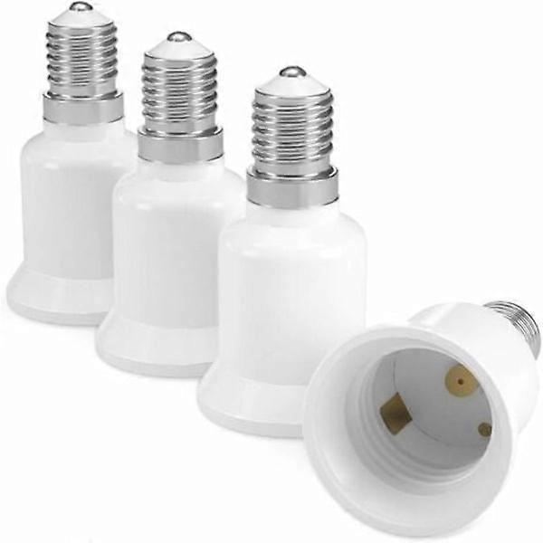 Socket adapter - E14 to E27 Socket converter - E27 base lamp holder Adapter for halogen LED lamp 4pcs-bj