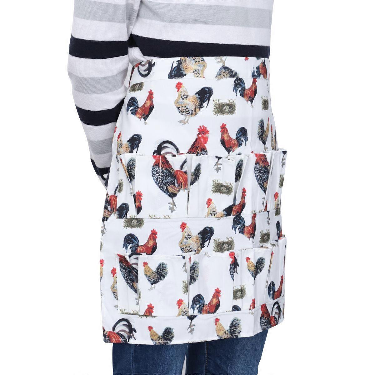 Egg Apron Kitchen Apron with Pockets 2Pcs