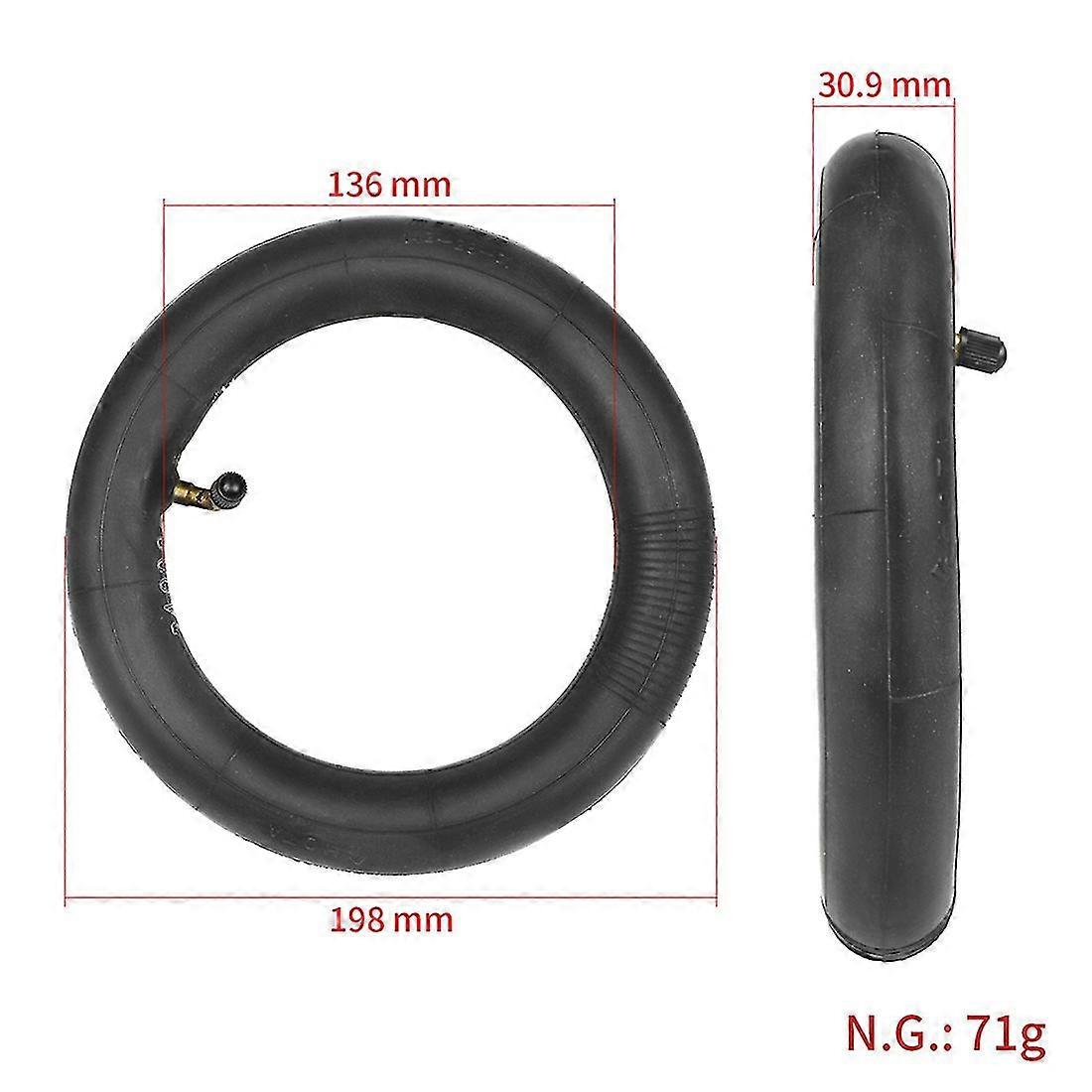 MI 8.5x2 Inner Tube For Vsett 9, Apollo City Scooter – 90° Bent Valve – Pack Of 2