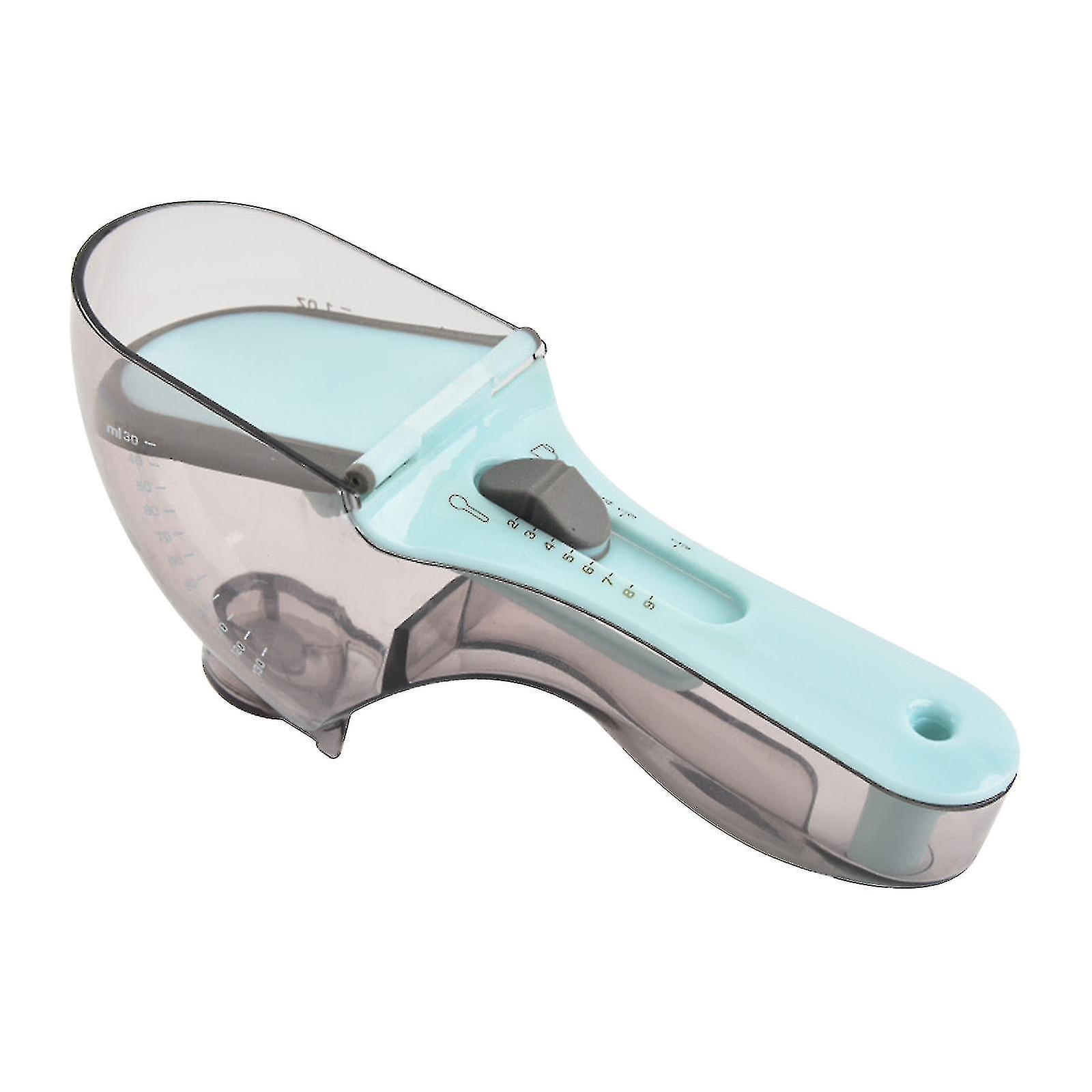 Kitchen Grams Measuring Spoon, Plastic Graduated Measuring Spoon1pcsblue