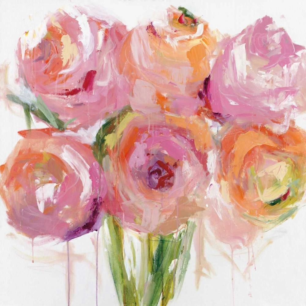 Pink Peonies Poster