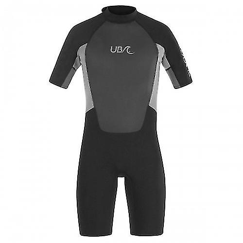 Urban Beach Mens Blacktip Monochrome Short-Sleeved Wetsuit