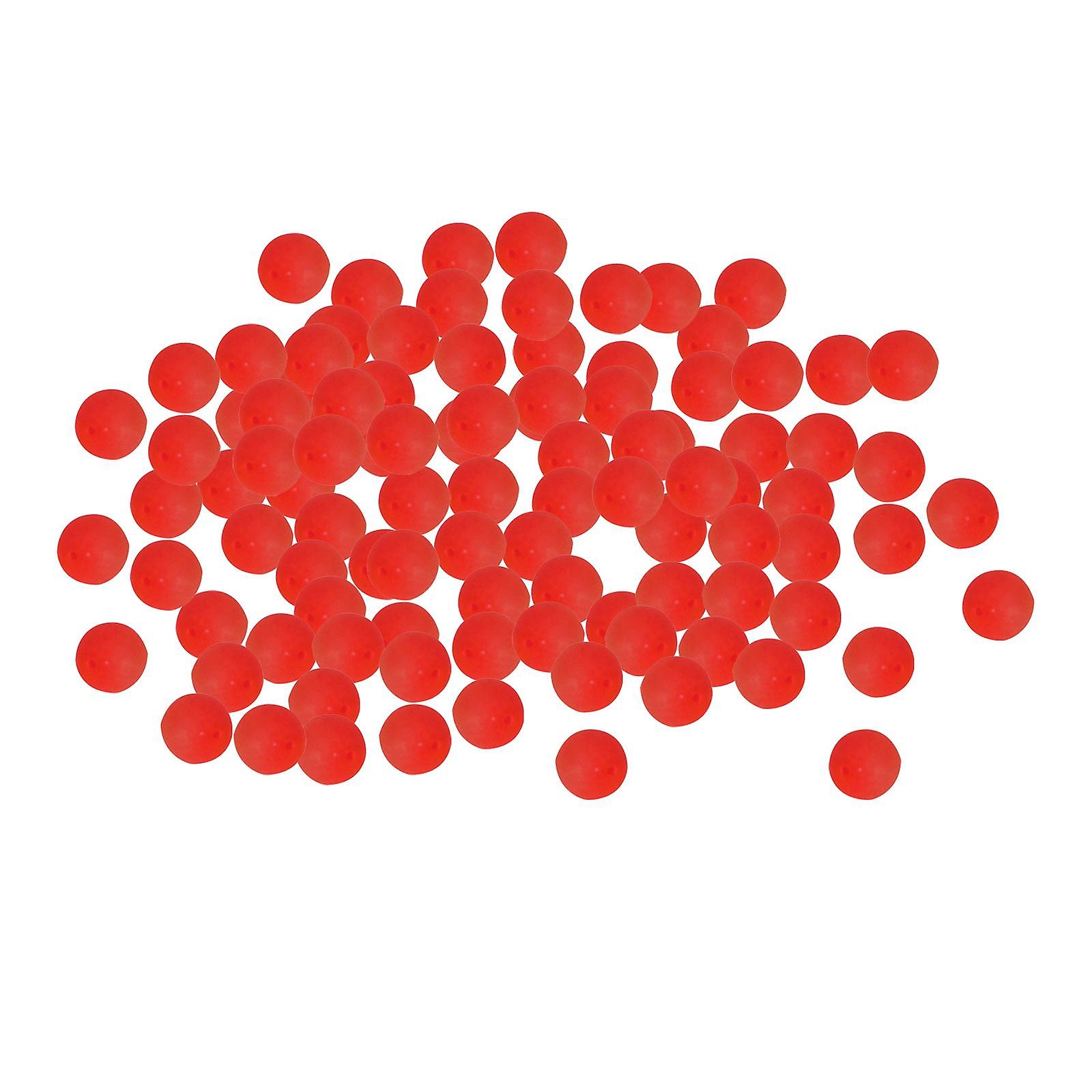 100pcs Fishing Floats EVA Foam Strike Indicator Trout Catfish Red 6.0mm