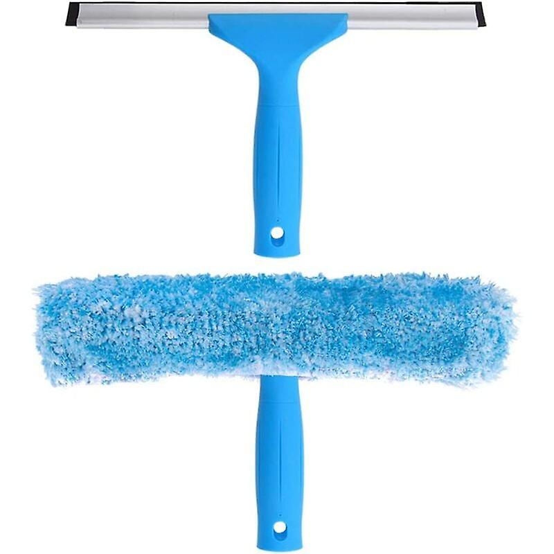 Professional Window Squeegee with Microfiber Brush Width 25 cm