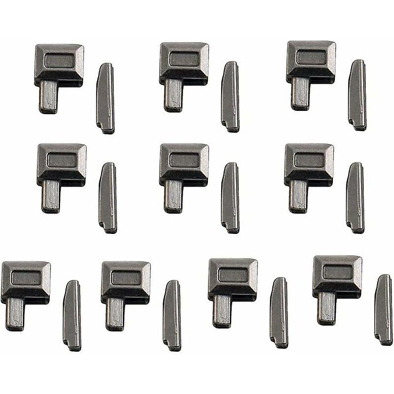 10 Sets Alloy repair zipper Stopper Open end Zipper Stopper Seam zipper clothes Accessories Useful and Practical