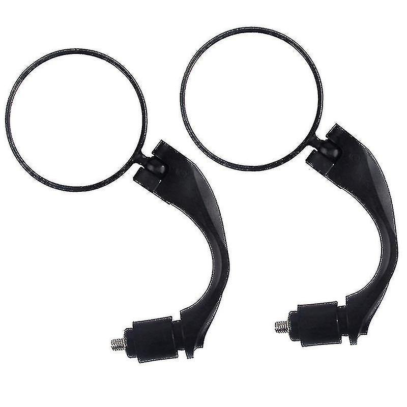 Bike Rear Mirrors Cycling Bicycle Mobility Scooter Round Handlebar End Mirror 360° Rotatable Adjustable