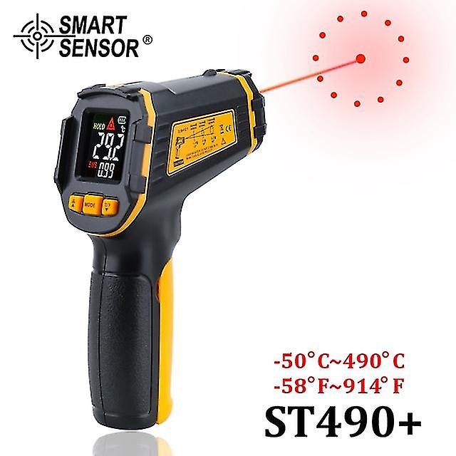 Digitale Infrarot Thermometer Laser Temperatur Meter Berührungslose Pyrometer Imager Hygrometer Ir Termometro Farbe LCD Licht Alarm