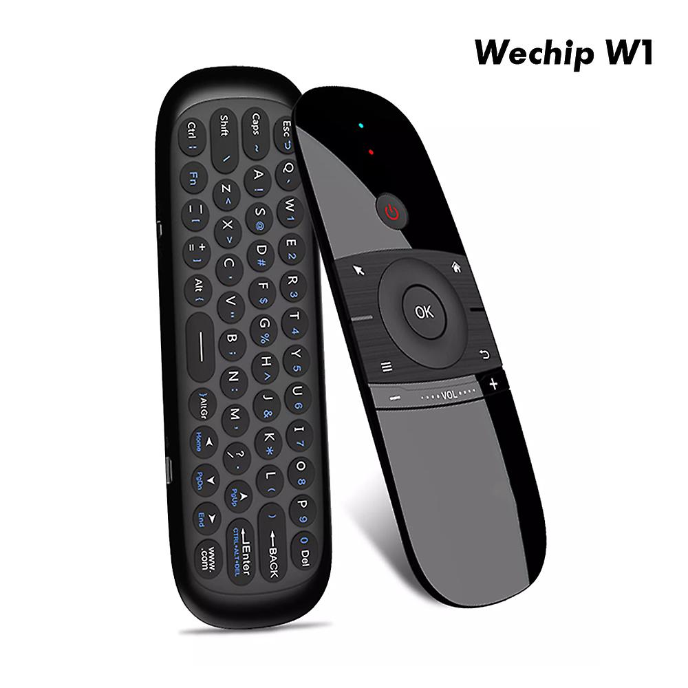 Myš Wechip W1 Air Mouse 2.4g Bezdrôtová klávesnica Diaľkové ovládanie Ir Remote Learning 6-osový Motion Sense pre inteligentnú televíziu Android TV Box PC