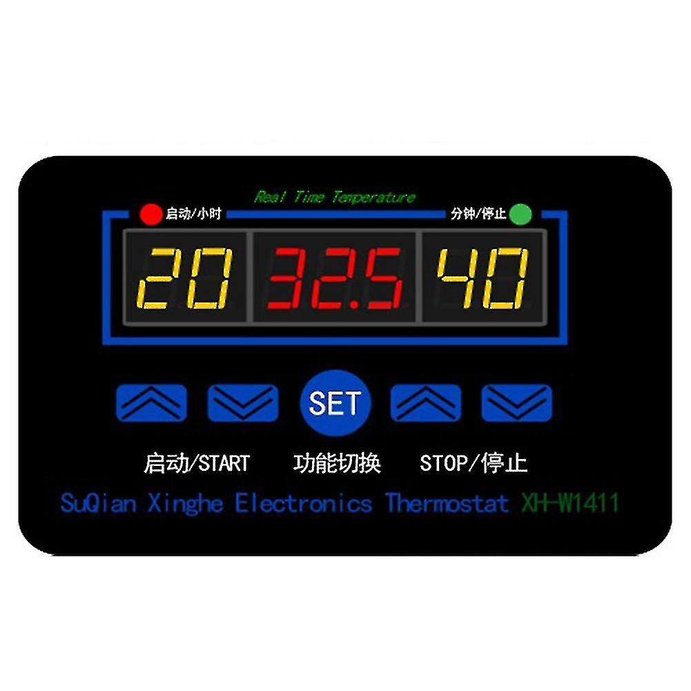 W1411 220v 10a Led Digital Temperature Controller Thermostat Control Switch Sensor For Greenhouses Animal Husbandry
