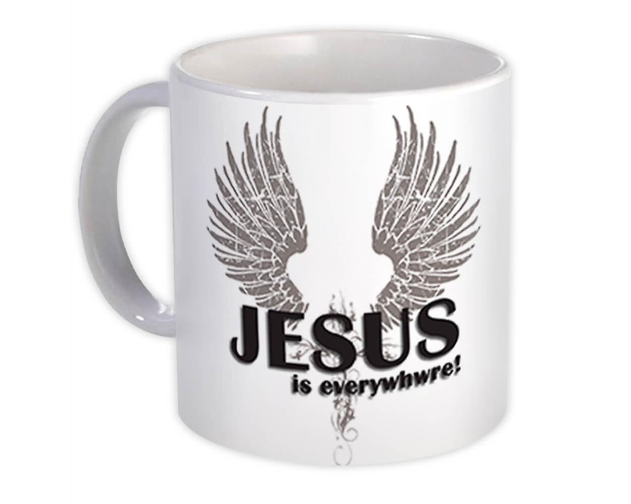 Geschenkbecher: Jesus Wings Art