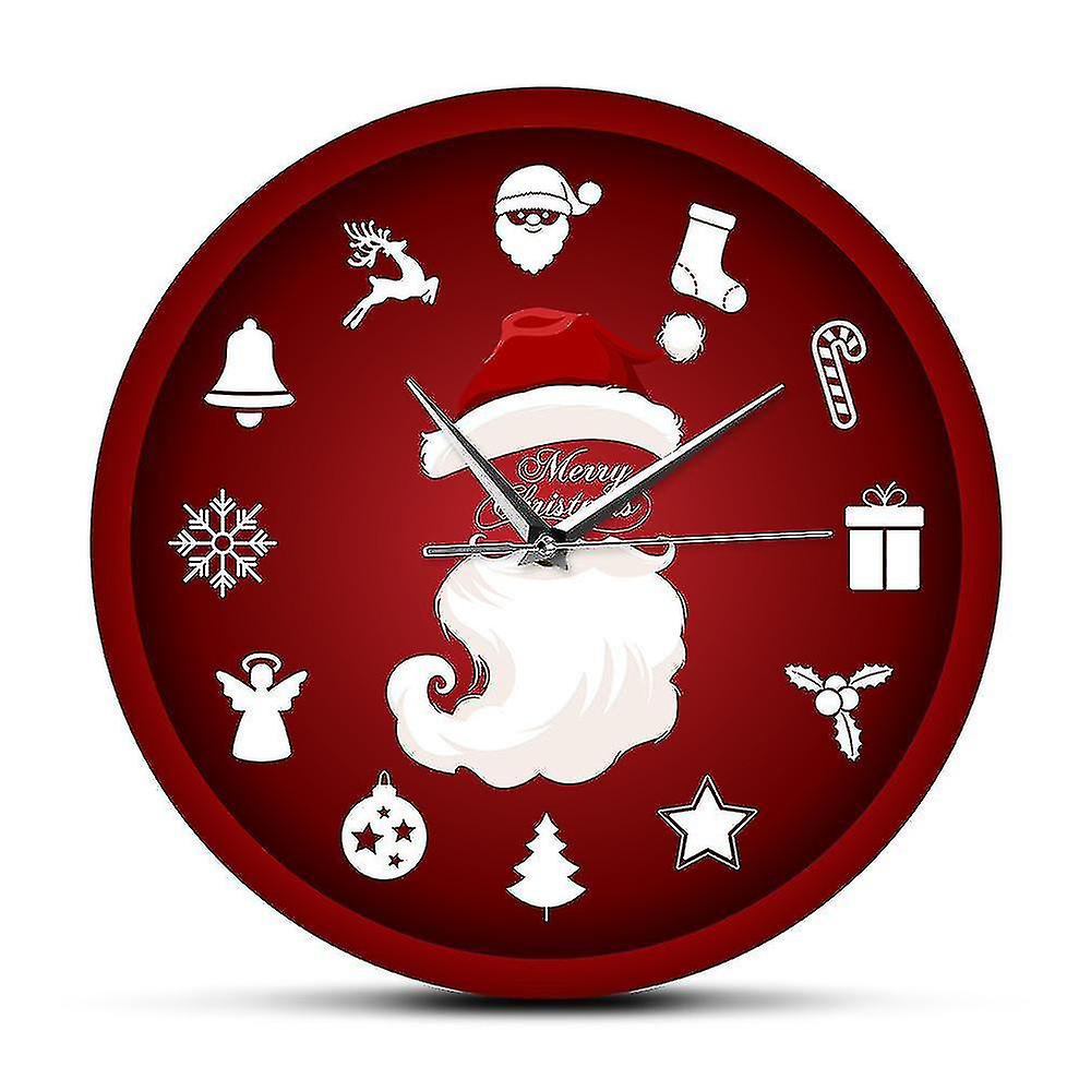Christmas Wall Art Wall Clock