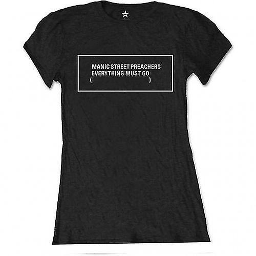 Manic Street Preachers Womens/Ladies Everything Must Go Cotton T