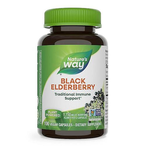 Nature's Way 接骨木果,100 粒胶囊(3 盒)(4 包)