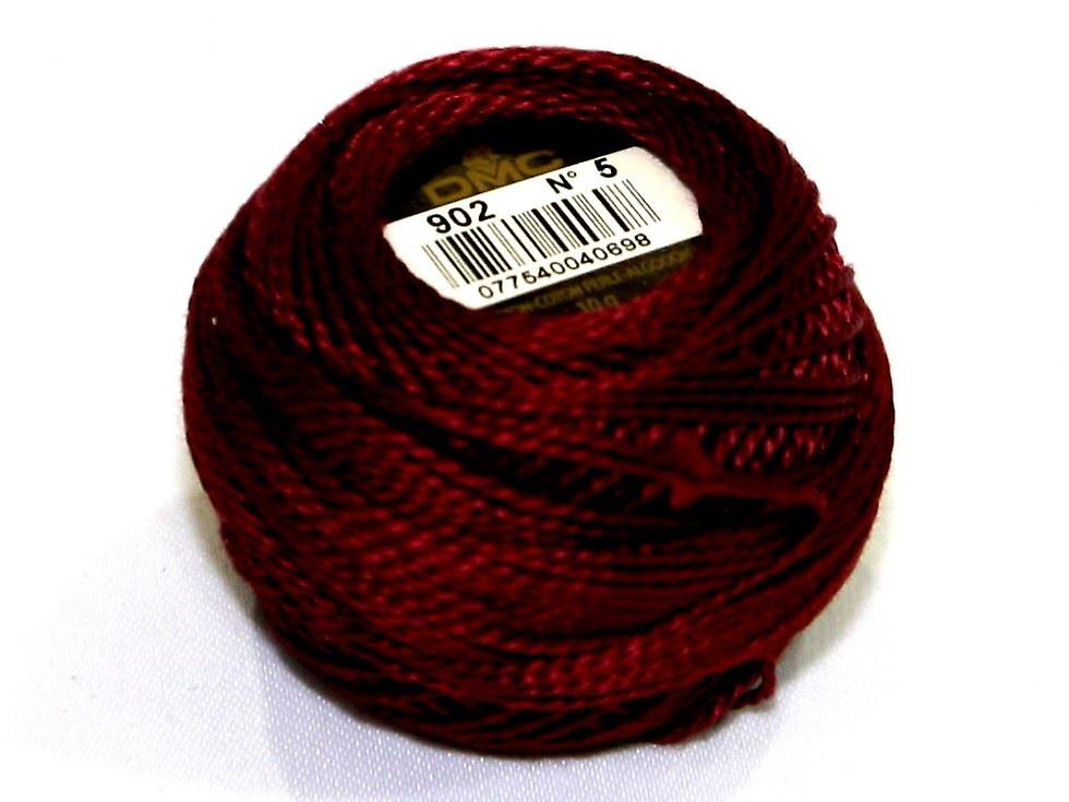DMC Size 5 Cotton Perle Thread 45m 902 - per 10 gram ball