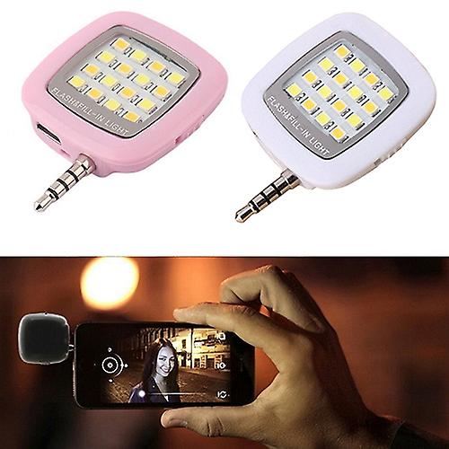Mini Portable Fill-in Light Selfie 16 LED Camera Flash Lamp
