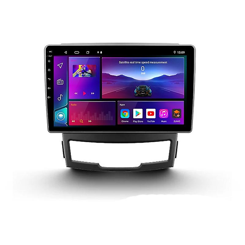 Android 12 Carplay Car Radio for SsangYong Korando 3 Actyon 2 2010 -2013 Multimedia Player 2 Din GPS