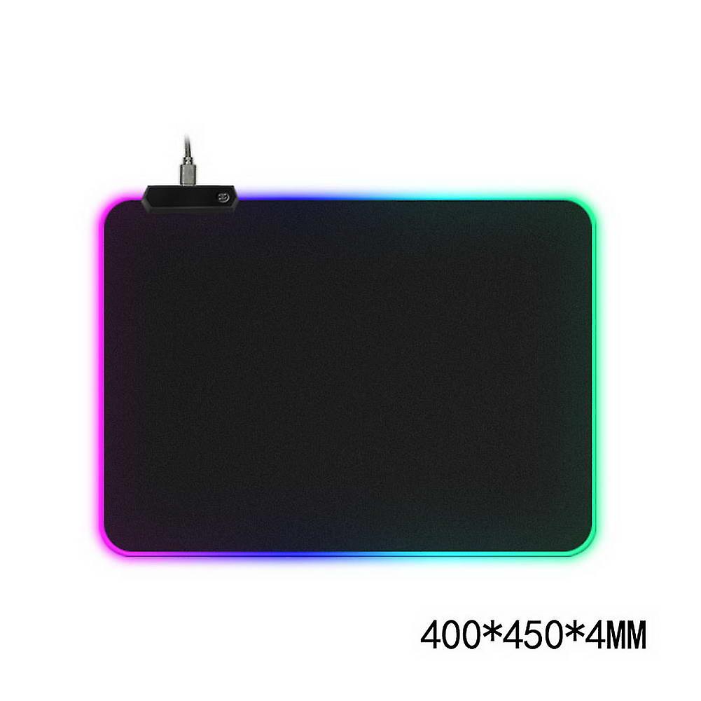 LED Lighting Mouse Pad Gaming Anti Slip Rubber Base Computer Mat Accessories New