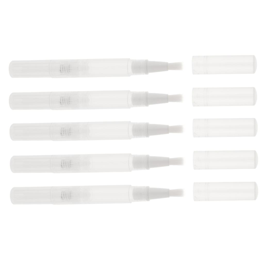 5pcs 3ml Empty Twist Pen Cosmetic Container Lip Gloss Eyelash Growth Tubes