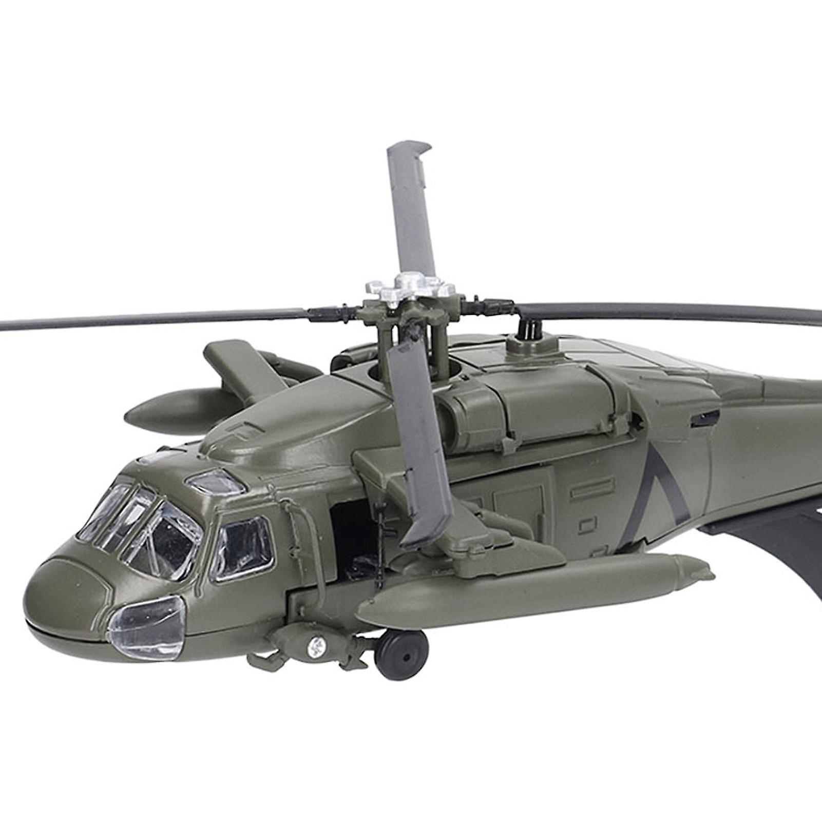 Diecast Alloy Attack Helicopter Kids Toy Sound and Light Home Decoration Type 2