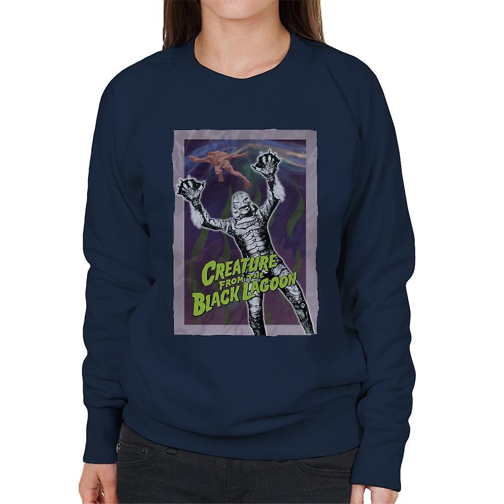 Creature From The Black Lagoon Diver Frame Women's Sweatshirt