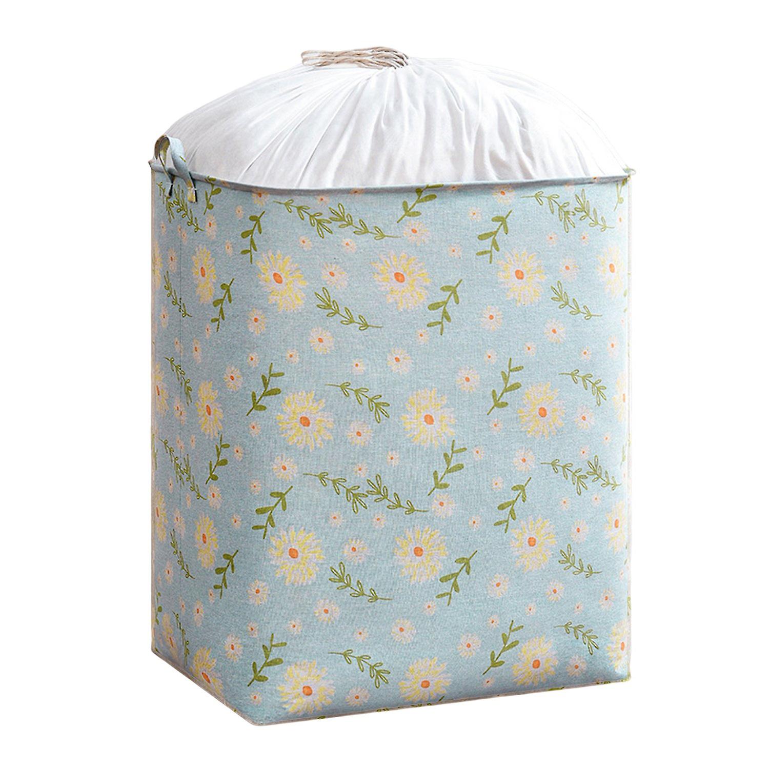 100L/150L/220L Quilt Storage Bag Drawstring with Dual Handle Strong Load Bearing Moving Luggage Orga