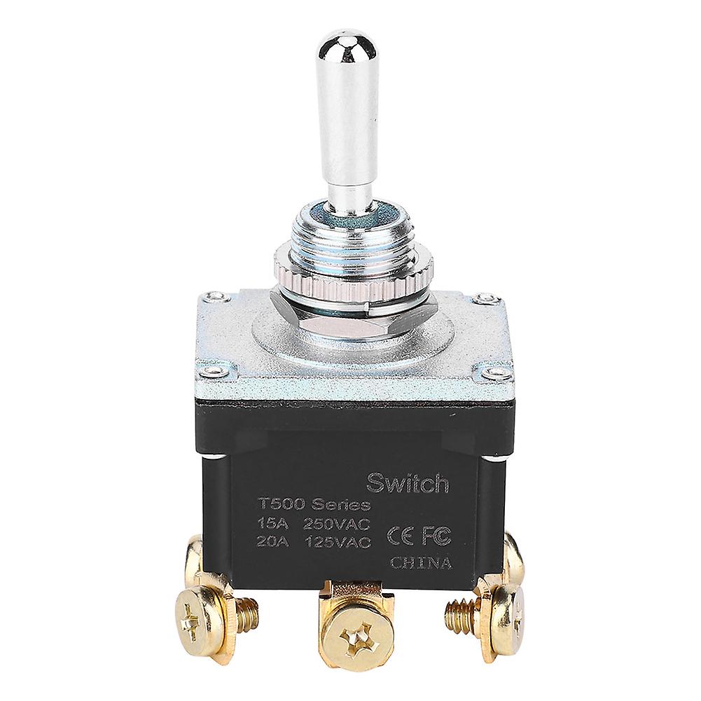 DPDT T502R Waterproof 6 Pin ON-OFF-ON Toggle Switch