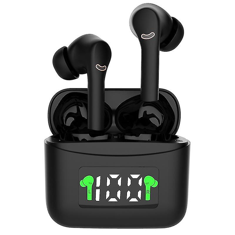 J5 Wireless Bluetooth 5.2 Stereo Binaural Earphone Black