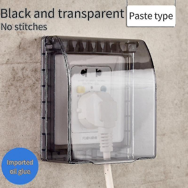 Wall Socket Waterproof Box Electric Plug Cover Bathroom Switch Protection Outdoor Cover Socket Aike