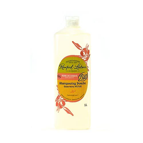 Shampoo and Bath Gel with Damask Rose 1 L