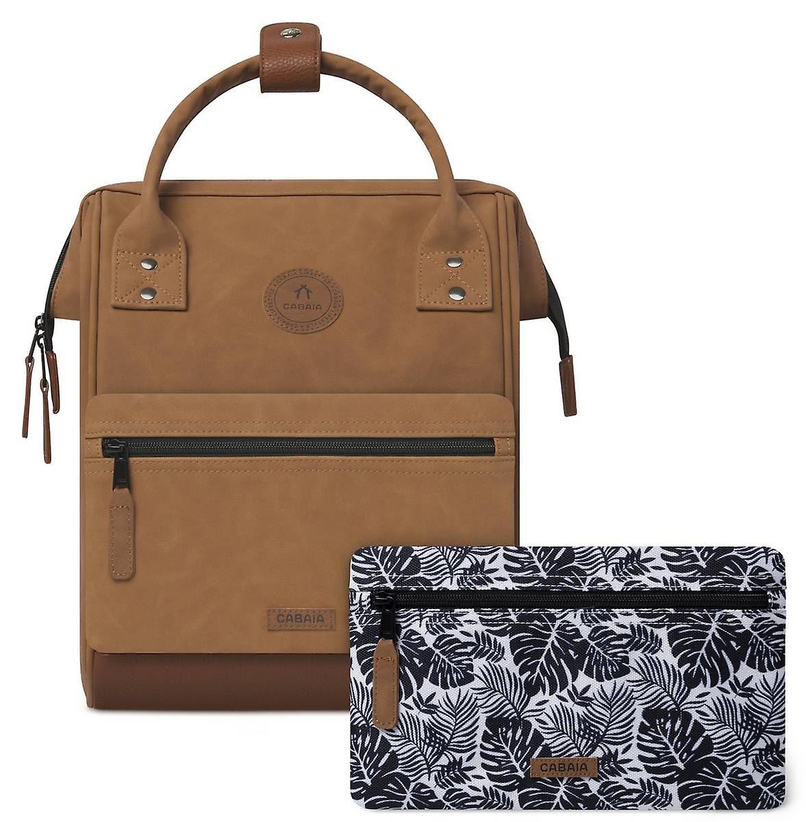 Cabaia Adventurer Vegan Nubuck Small Backpack - Moscou Brown