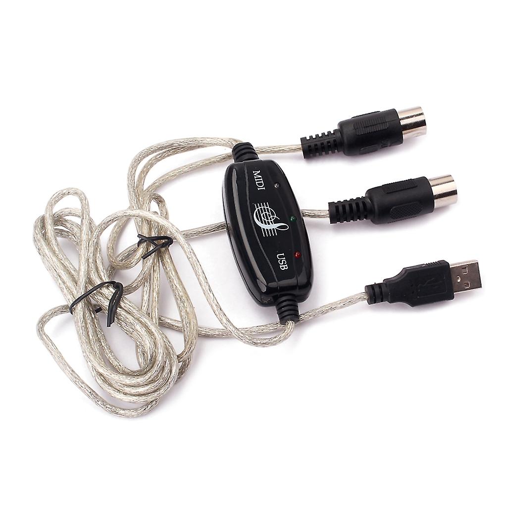 MIDI Interface Audio Music Keyboard PC for Electric Piano Drum Adapter