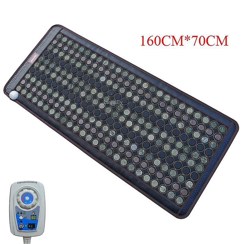 Health care heating jade cushion natural tourmaline mat physical